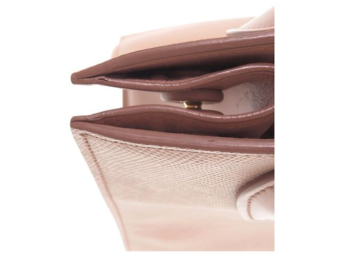 Borsa in pelle Saffiano Monocromatica 1BA155 di Prada Beige - vista 10