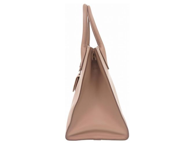 Borsa in pelle Saffiano Monocromatica 1BA155 di Prada Beige - vista 6