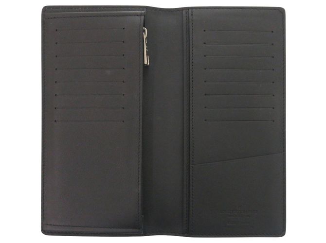 Brazza Louis Vuitton Long Wallet in Black Leather - view 4