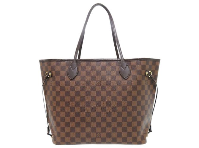 Louis Vuitton Neverfull MM Handtasche Fuschia Damier ebene - Ansicht 2