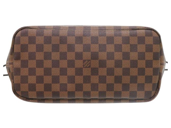 Louis Vuitton Neverfull MM Handtasche Fuschia Damier ebene - Ansicht 3