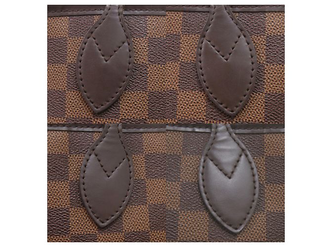 Louis Vuitton Neverfull MM Handtasche Fuschia Damier ebene - Ansicht 8