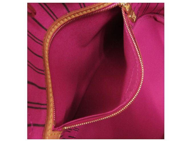 Borsa Louis Vuitton Neverfull PM Marrone Rosa Monogramma - vista 6