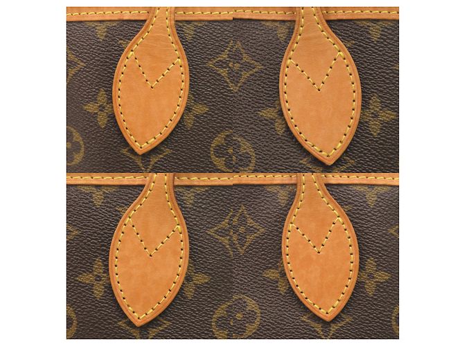 Borsa Louis Vuitton Neverfull PM Marrone Rosa Monogramma - vista 8