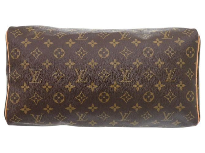 Borsa Louis Vuitton Speedy 35 Monogram Marrone Monogramma - vista 3