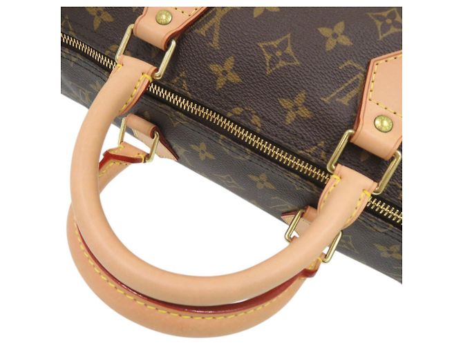 Borsa Louis Vuitton Speedy 35 Monogram Marrone Monogramma - vista 7