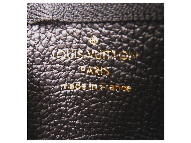 Monedero de cuero Monogram Empreinte Louis Vuitton Negro - vista 5