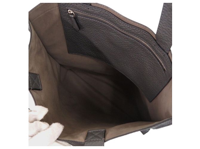 Borsa Tote Piatta Fendi Roma Marrone Rosso - vista 4