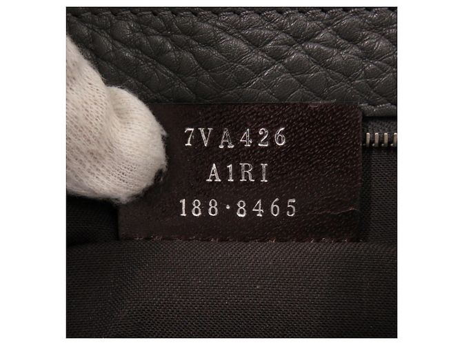 Borsa Tote Piatta Fendi Roma Marrone Rosso - vista 6