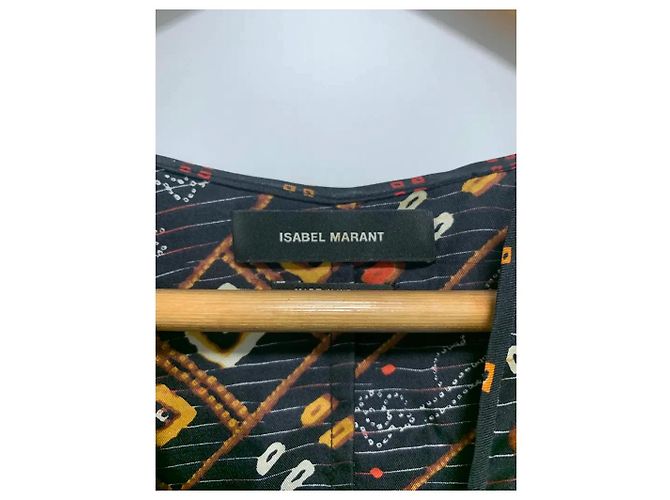 Isabel Marant Tizy Seidenmaxikleid mit Print Mehrfarben - Ansicht 4