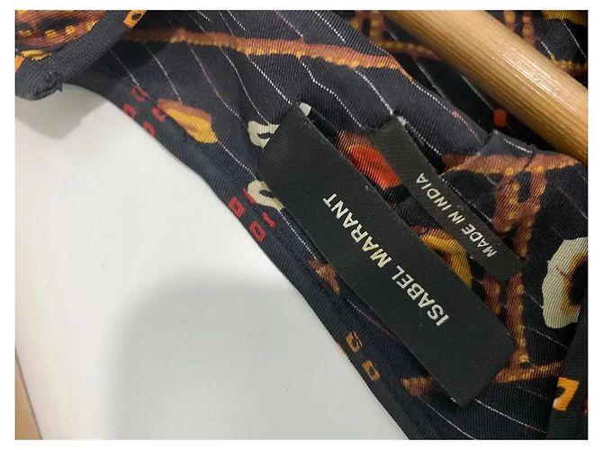 Isabel Marant Tizy Seidenmaxikleid mit Print Mehrfarben - Ansicht 6