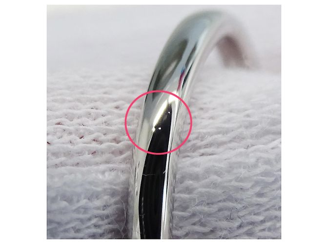 Platin-Diamant-Bandring Tiffany & Co. Silber - Ansicht 13