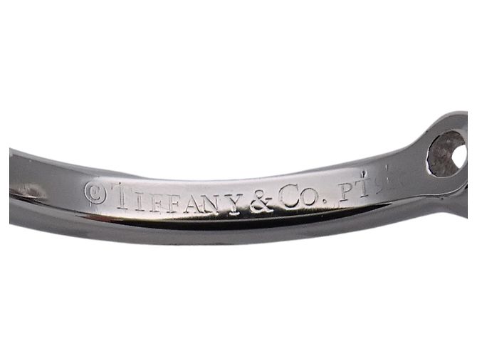 Platin-Diamant-Bandring Tiffany & Co. Silber - Ansicht 7
