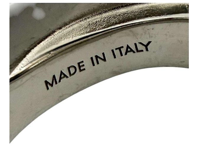 Maison Martin Margiela Anello Numerico Triplo Logo da Uomo Maison Margiela - vista 6