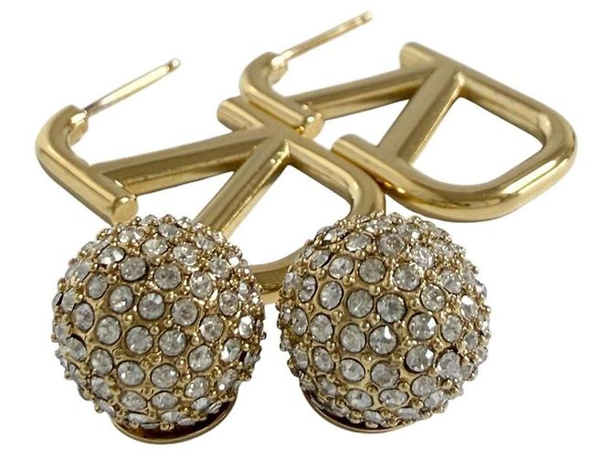 Pendientes Valentino Mujer V Logo Signature - Bola de Cristal - vista 5