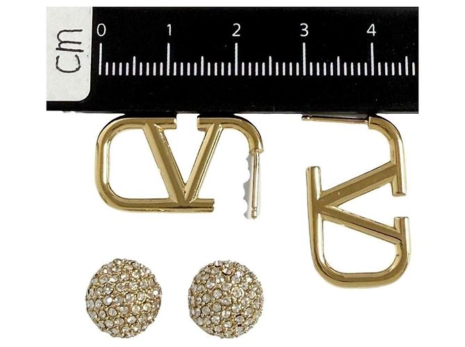 Pendientes Valentino Mujer V Logo Signature - Bola de Cristal - vista 9