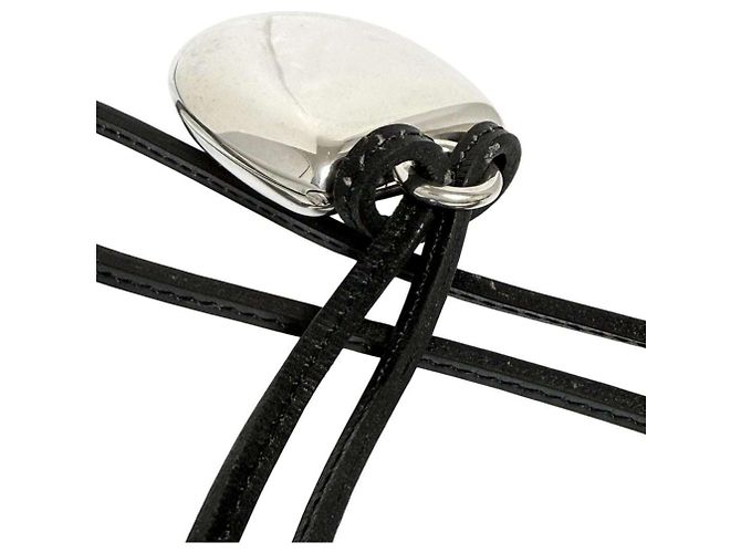 Hermès Collana Pendente Unisex Lanieres Porta Pillole Hermes Argento - vista 6