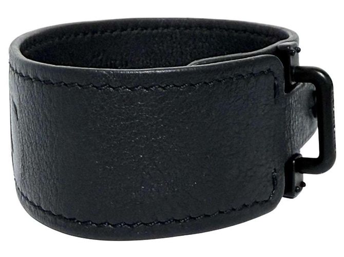 Bracciale largo con charm da uomo Louis Vuitton Nero - vista 3