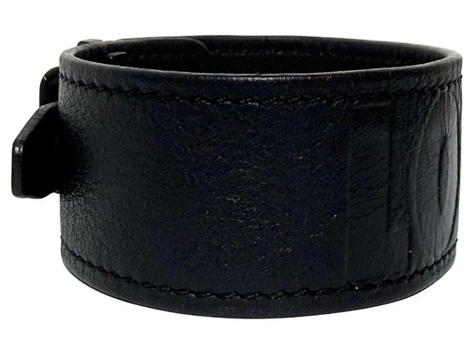Bracciale largo con charm da uomo Louis Vuitton Nero - vista 4