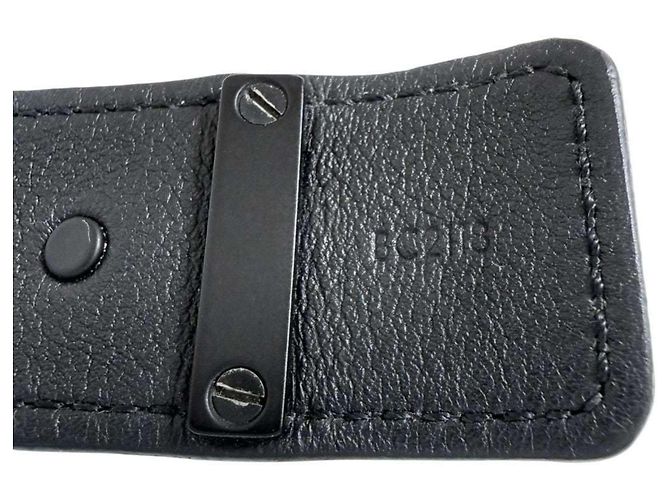 Bracciale largo con charm da uomo Louis Vuitton Nero - vista 7