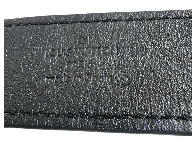 Bracciale largo con charm da uomo Louis Vuitton Nero - vista 8