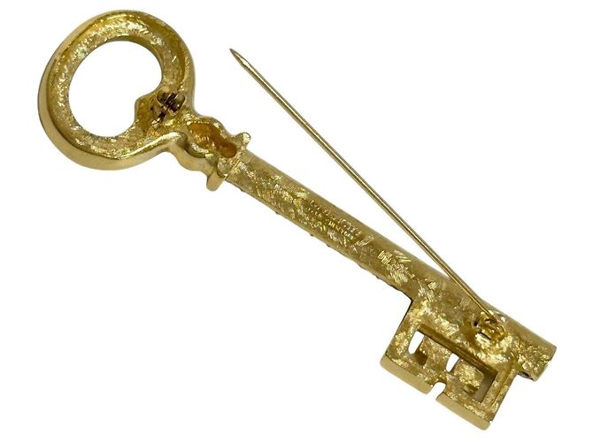 Metall- und Strassbrosche von Givenchy - Ansicht 2