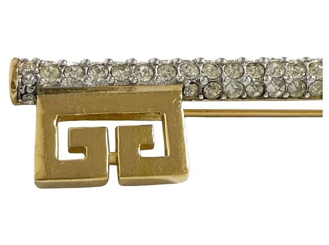 Metall- und Strassbrosche von Givenchy - Ansicht 3