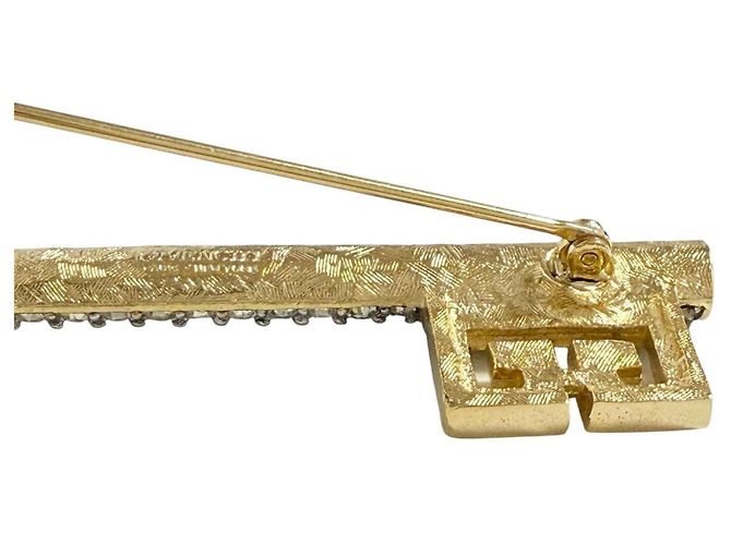 Metall- und Strassbrosche von Givenchy - Ansicht 6