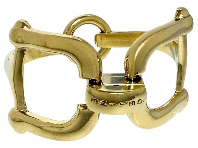Céline Bracciale in metallo dorato con morsetto Celine - vista 2
