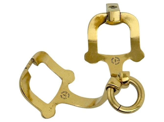 Céline Bracciale in metallo dorato con morsetto Celine - vista 6
