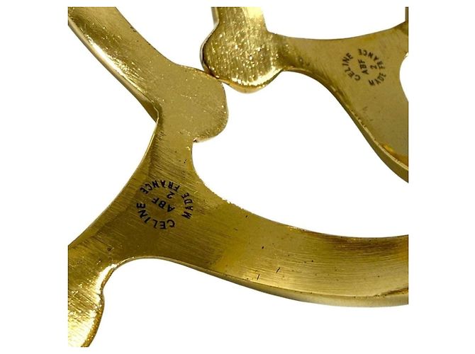 Céline Bracciale in metallo dorato con morsetto Celine - vista 8