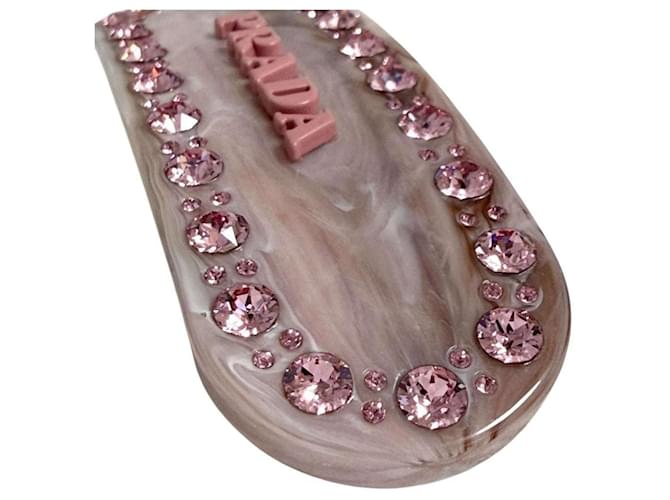 Fermaglio per Capelli Plex da Donna Prada in Rosa - vista 4