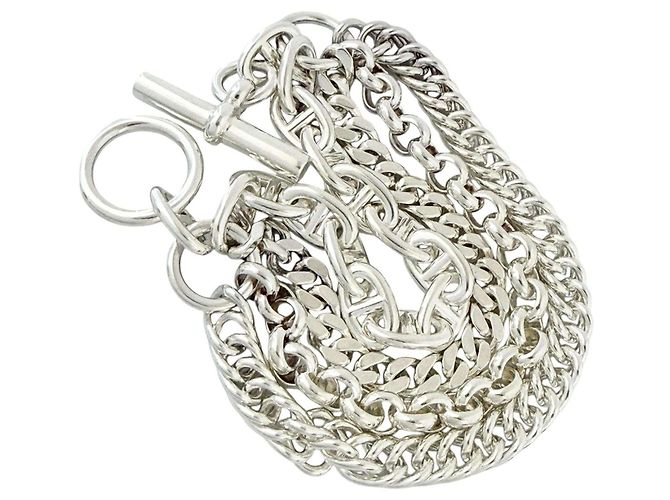 Hermès Bracciale Charm Donna Hermes Chaine d'Ancre Etcetera SH 925 - vista 2