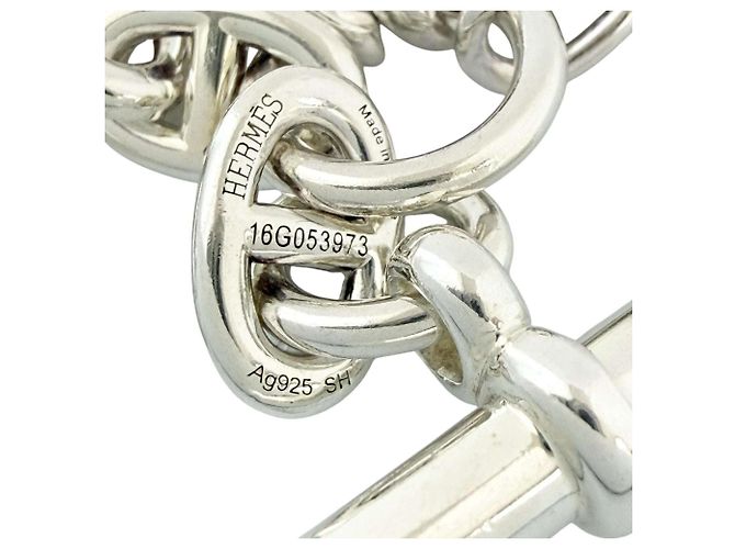 Hermès Bracciale Charm Donna Hermes Chaine d'Ancre Etcetera SH 925 - vista 6