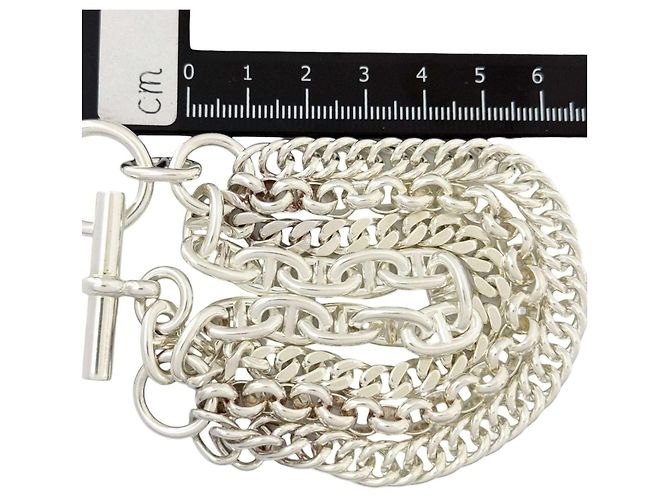Hermès Bracciale Charm Donna Hermes Chaine d'Ancre Etcetera SH 925 - vista 7