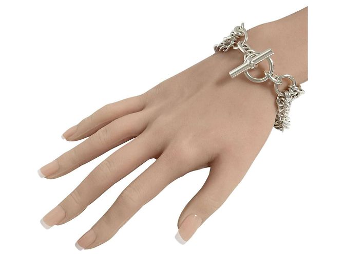 Hermès Bracciale Charm Donna Hermes Chaine d'Ancre Etcetera SH 925 - vista 9
