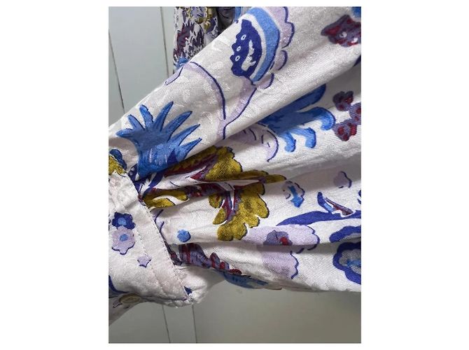 Blusa floral de algodón Isabel Marant Etoile Multicolor - vista 7