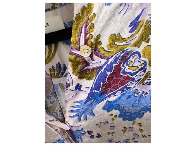 Blusa floral de algodón Isabel Marant Etoile Multicolor - vista 9