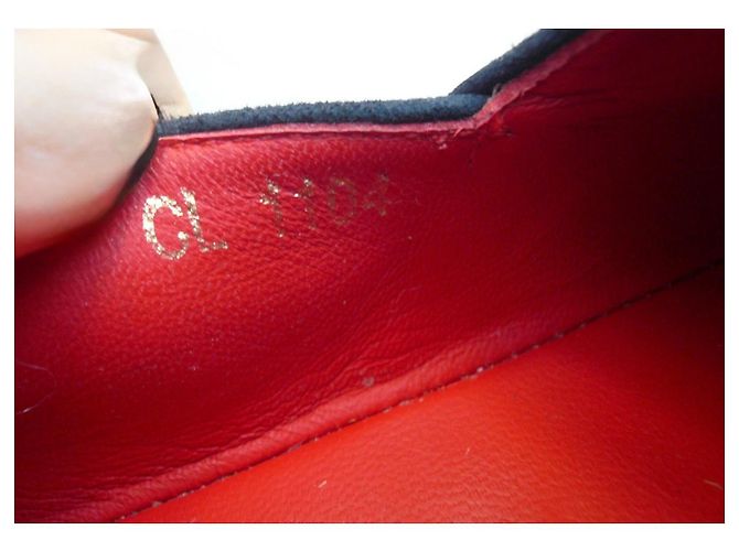 Louis Vuitton Espadrillas in pelle rossa e nera con logo T38 in ottime condizioni Rosso - vista 4