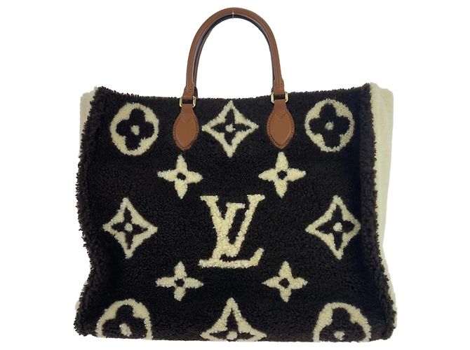 Borsa OnTheGo GM Teddy Monogram Louis Vuitton Nero Bianco - vista 2