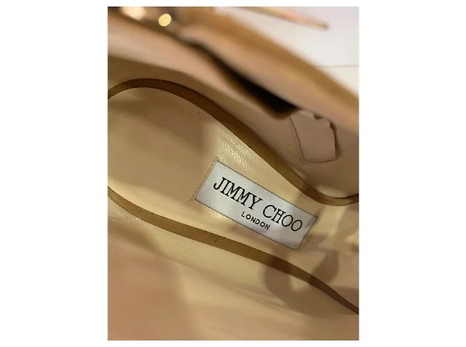Décolleté Aperte Jimmy Choo Scamosciato Camel Cammello - vista 6