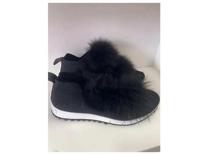 Jimmy Choo Verona Stricktrainer schwarz - Ansicht 2