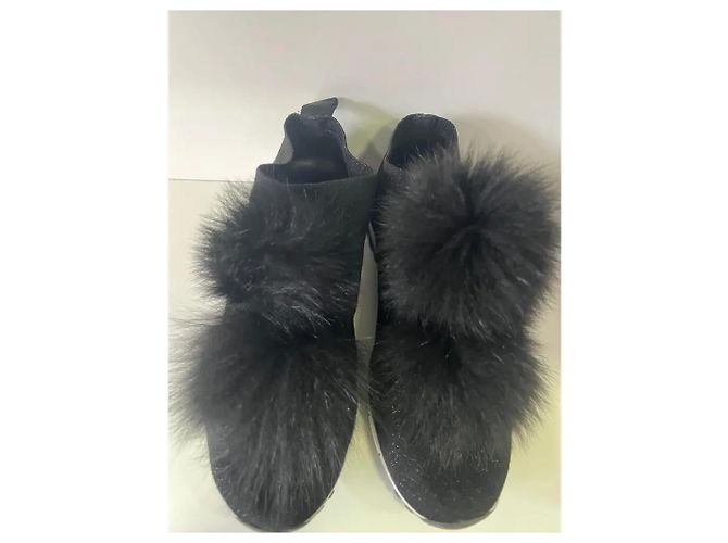 Jimmy Choo Verona Stricktrainer schwarz - Ansicht 4