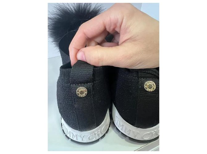 Jimmy Choo Verona Stricktrainer schwarz - Ansicht 5