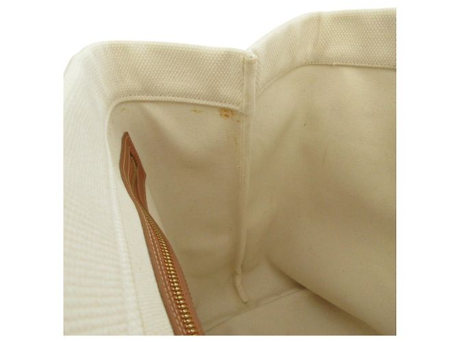 Cabas Céline Borsa tote orizzontale Celine Bianco - vista 15