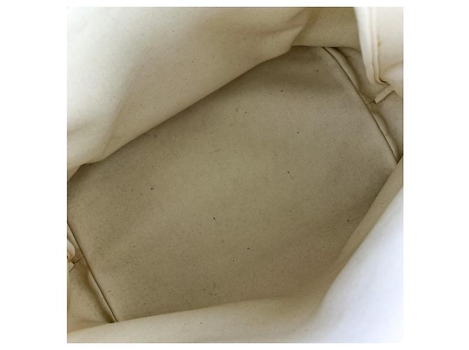 Cabas Céline Borsa tote orizzontale Celine Bianco - vista 7