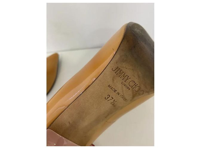 Jimmy Choo Agnes 120 Pumps Lackleder Senfgelb - Ansicht 5