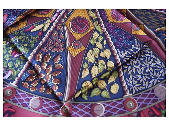 Hermès Seidentuch 90 x 90 Im Land der Gewürze Mehrfarben - Ansicht 6