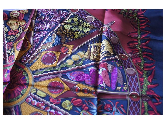 Hermès Seidentuch 90 x 90 Im Land der Gewürze Mehrfarben - Ansicht 7