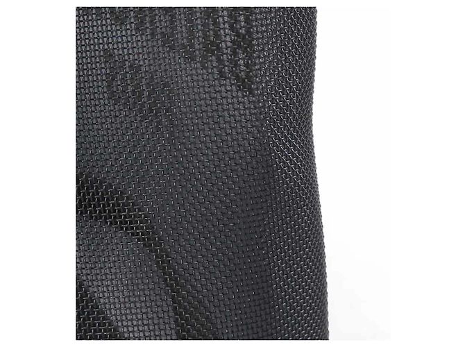 Borsa tote in pelle nera e rete Balenciaga Nero - vista 10